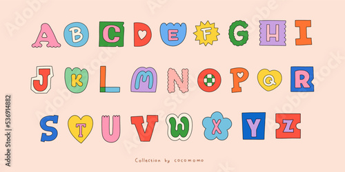 Ransom Note Letter Cut Out Alphabet