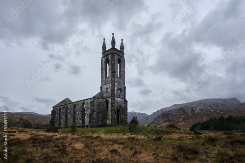 The Donegal Taj Mahal - Old Church of Dunlewey in County Donegal, Republic of Ireland photo