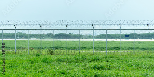 wire fence in field