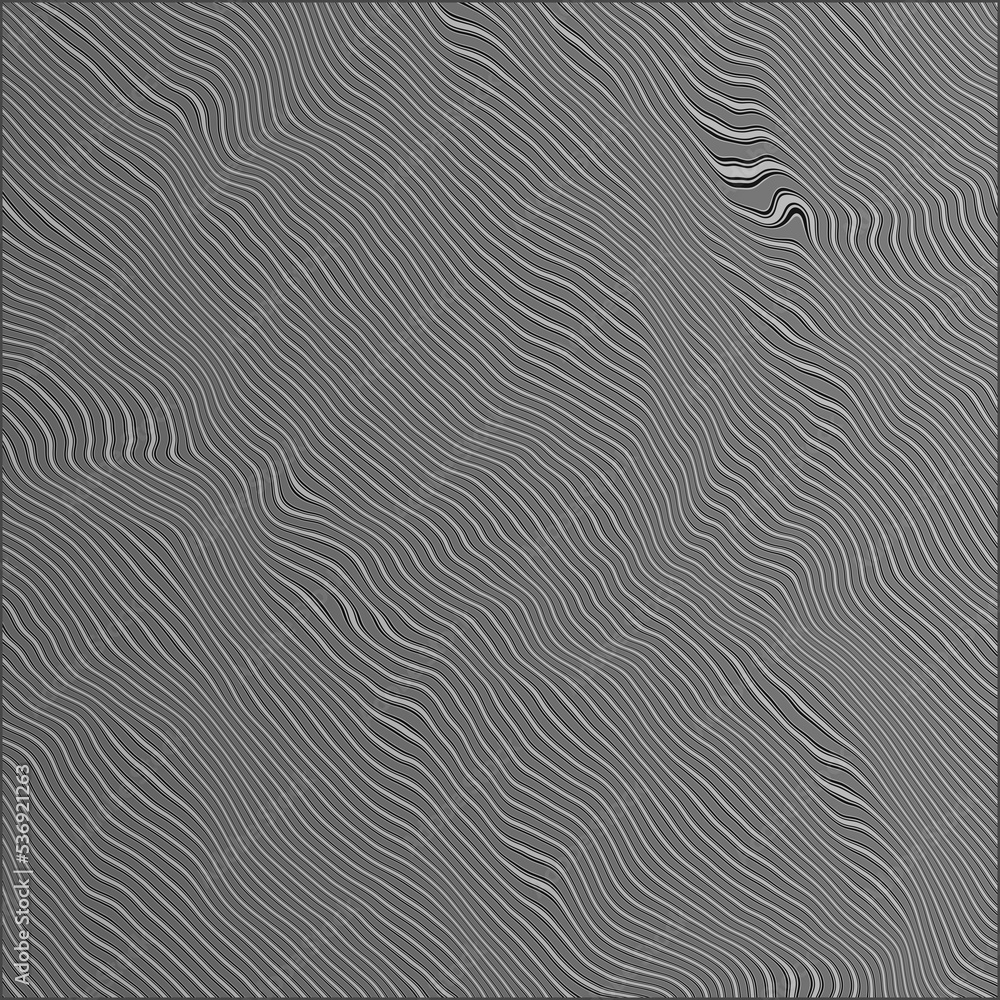abstract line wave black and white pattern