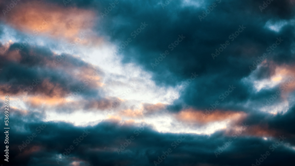 Clouds in cloudy weather. Dark storm clouds