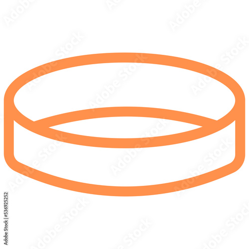 petri petri dish outline icon