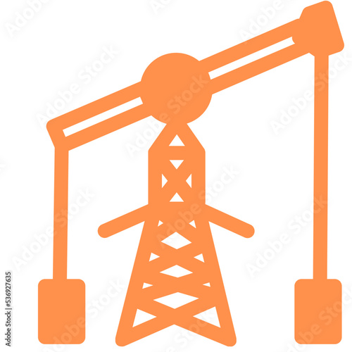 petrol pump oil field gas oil drilling icon