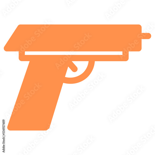 pistol weapon gun shooting icon