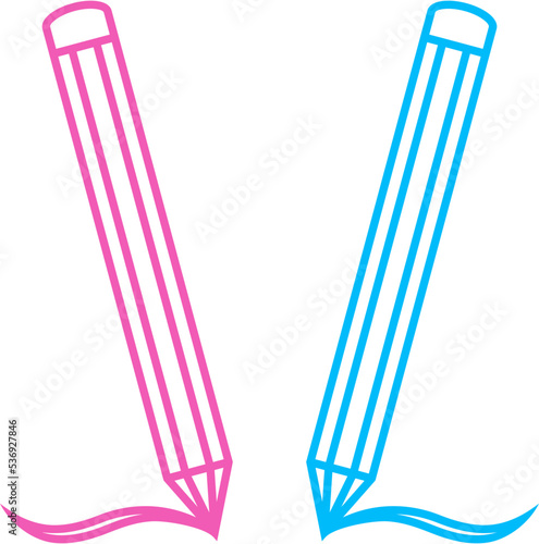 illustration of a pencil
