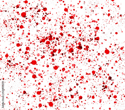 Seamless pattern with blood splatters. Halloween background. illustration.