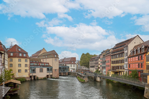 View of a region in Strasbourg  France  known as Petite France.