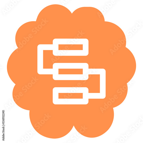 programmer developer brain think brainstorming intelligence icon