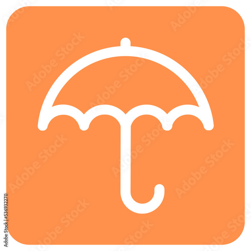protection raining secure security umbrella icon