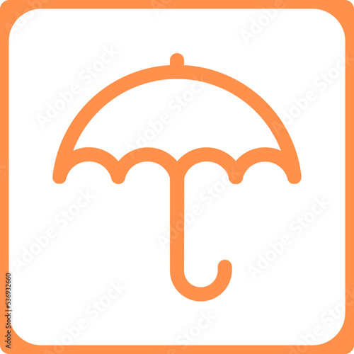 protection raining secure security umbrella icon