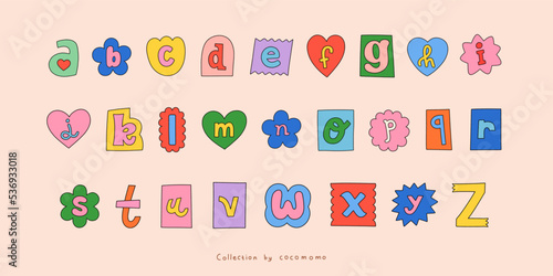 Ransom Note Letter Cut Out Alphabet
