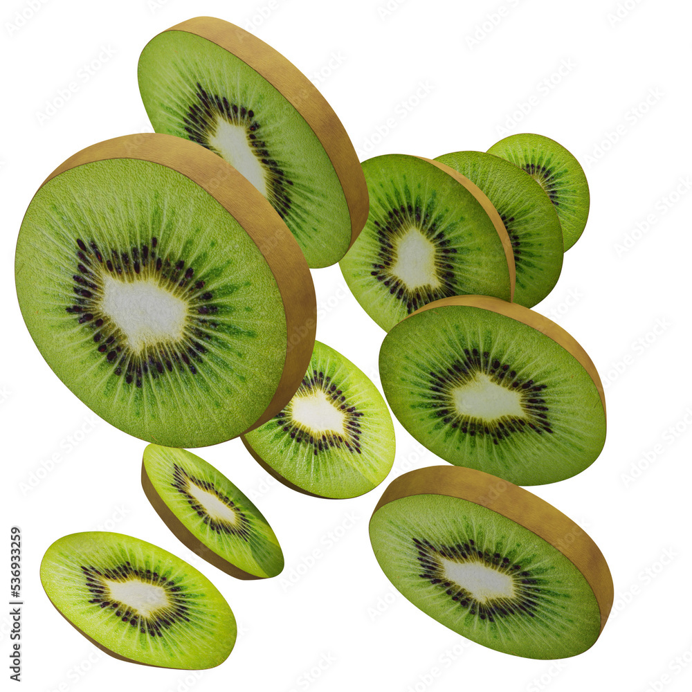 Fototapeta premium Kiwi 3D Icon