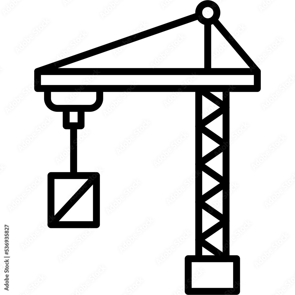 Port Crane Icon Port Crane Icon
