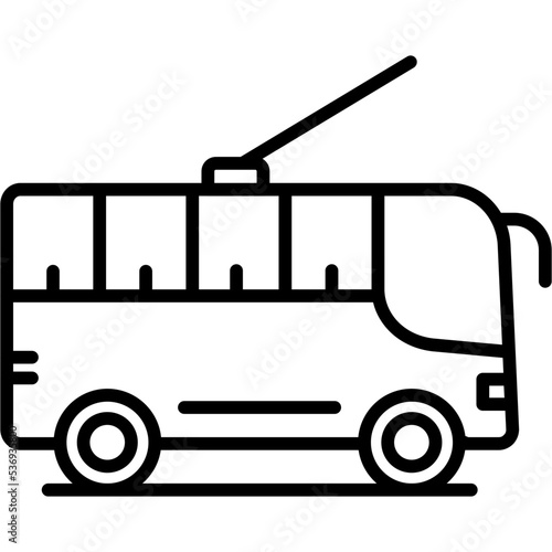 Trolleybus Icon