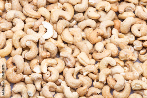 cashew nuts close up