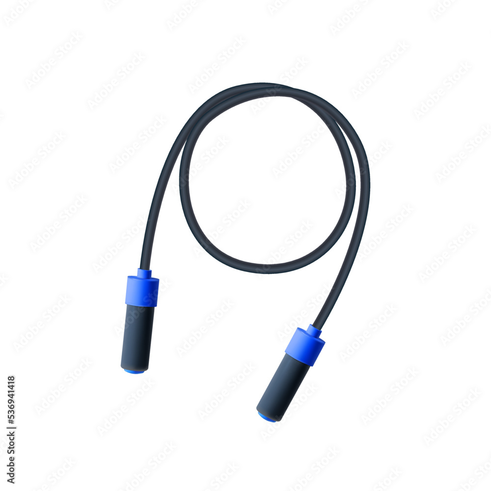 Jumping rope icon. Isometric of jumping rope vector icon for web design isolated on white background Jumping rope icon. Isometric of jumping rope vector icon for web design isolated on white background