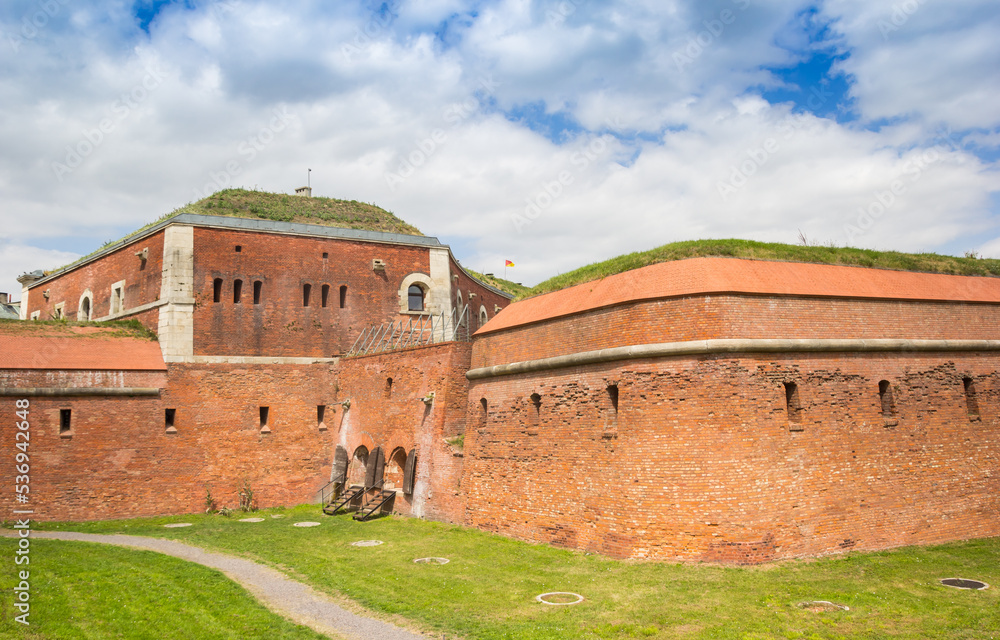 Surrounding city wall of historic city Zamosc, Poland