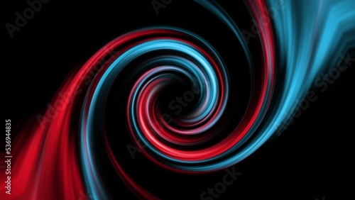 Twirl abstract animation with center blurred outabstract background
