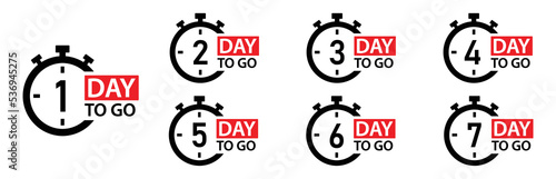 1 Day, Week, Month, Year To Go Symbol 2