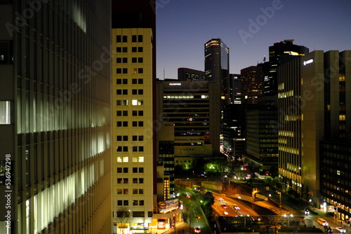 Wallpaper Mural 東京東銀座の夜景 Torontodigital.ca