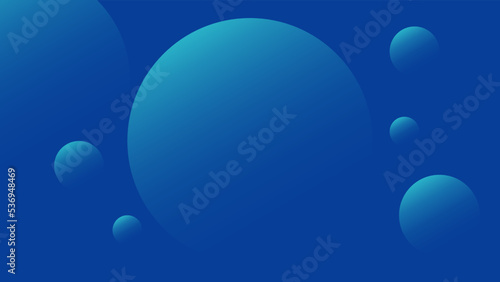 Abstract bubble background. Smooth gradient backdrop