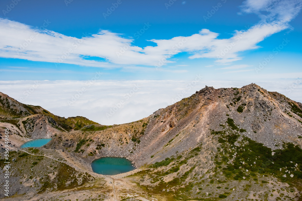 美しい山の風景