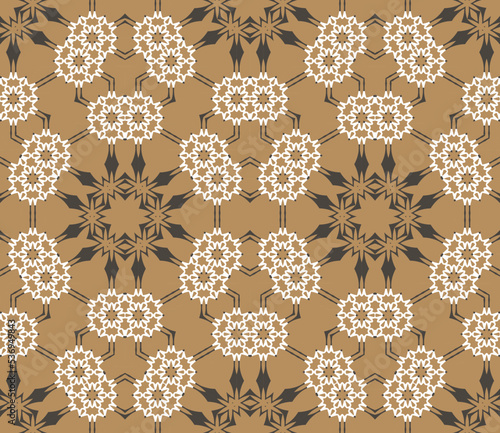 Abstract geometric pattern. A seamless background, vintage texture.	