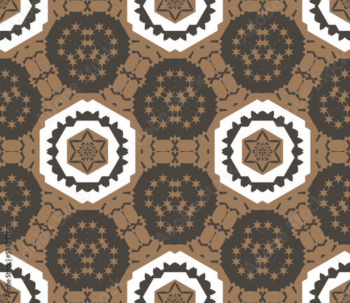 Abstract geometric pattern. A seamless background, vintage texture.	