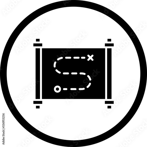 Treasure Map Icon Style