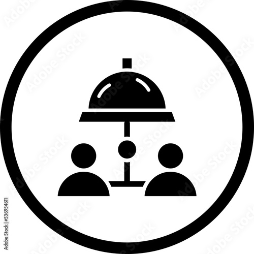 Corporate Catering Icon Style