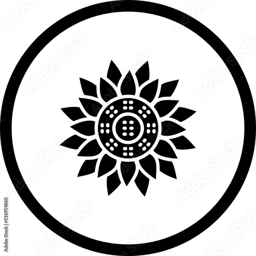 Sunflower Icon Style