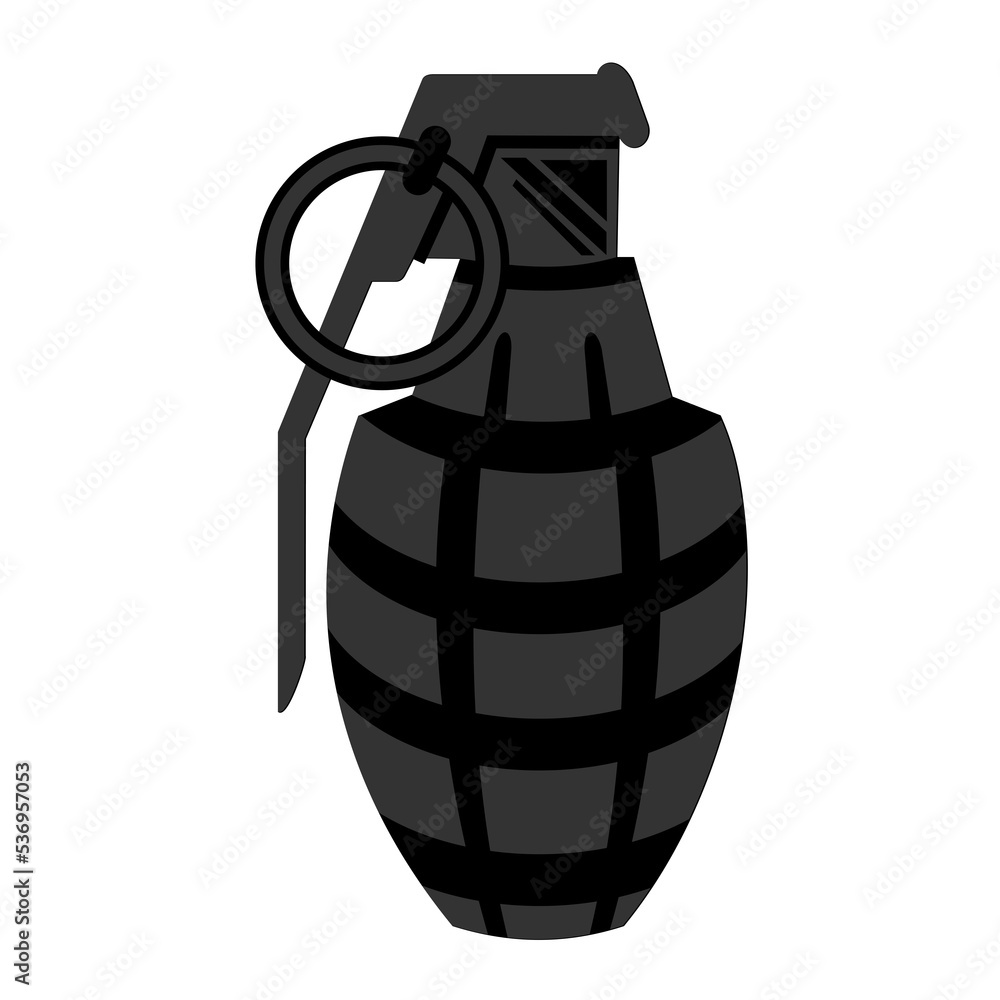 grenade isolated on white background grenade isolated on white background