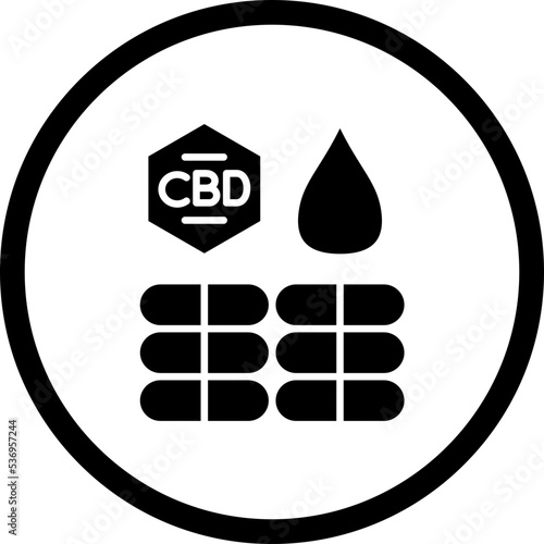 Bio Cbd Per Capsule Icon Style