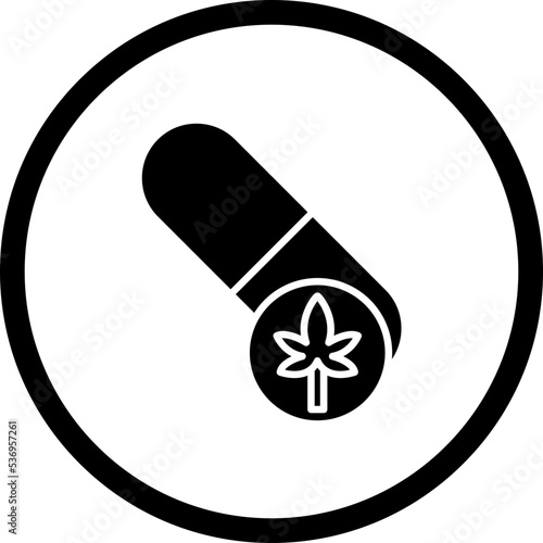 Cbd Capsules Icon Style