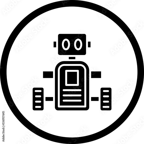 Mobile Robot Icon Style