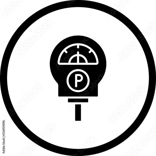 Parking Meter Icon Style