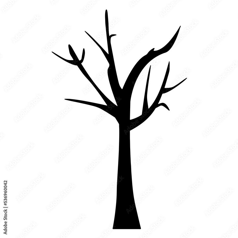 tree silhouette ,Halloween tree