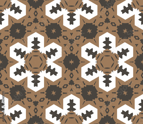 Abstract geometric pattern. A seamless background, vintage texture.	