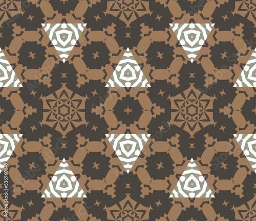 Abstract geometric pattern. A seamless background, vintage texture.	