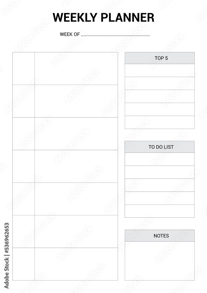 Weekly Planner Weekly Planner