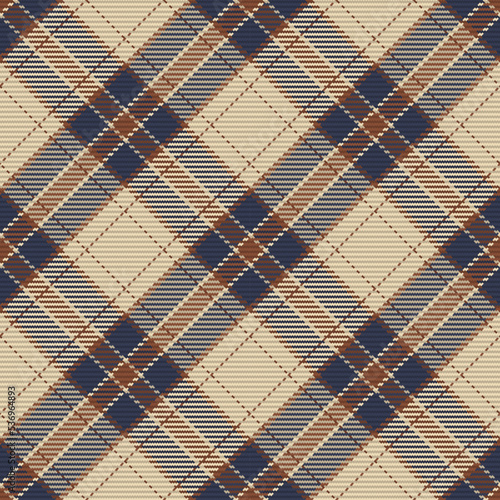 Seamless pattern of scottish tartan plaid. Repeatable background