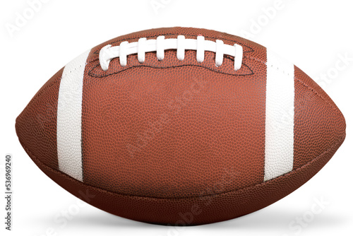 Fotografie American football ball isolated on white background