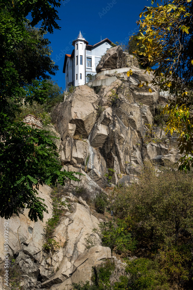 a beautiful house on the hill of Jambaz Tepe in ancient Plovdiv