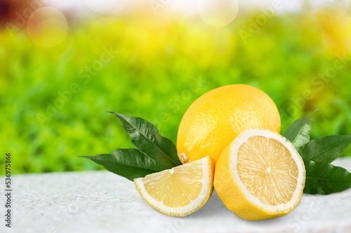 Tasty fresh ripe juicy citrus fruits