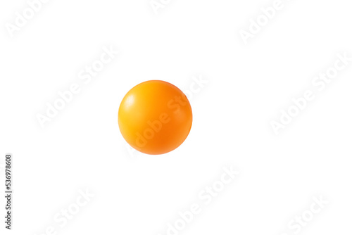 ping pong ball isolated on white