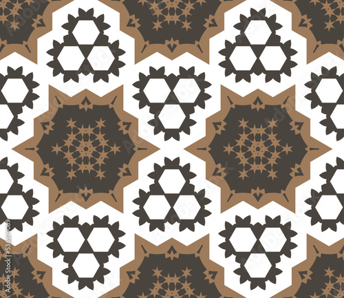 Abstract geometric pattern. A seamless background, vintage texture.	