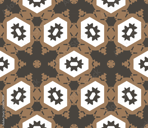 Abstract geometric pattern. A seamless background, vintage texture.	