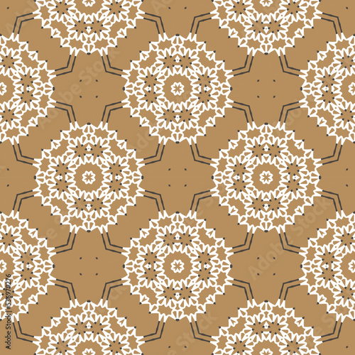 Abstract geometric pattern. A seamless background, vintage texture.	