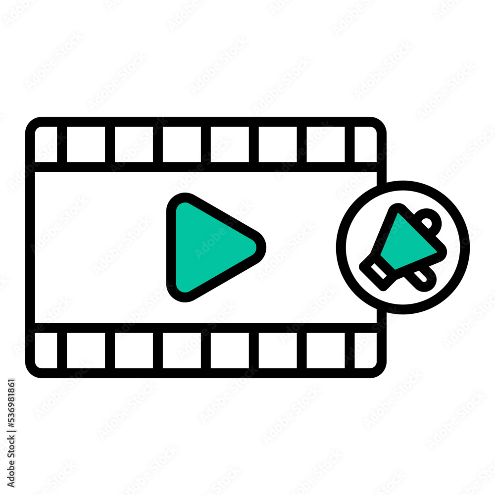 promotional video icon for business promotional video icon for business