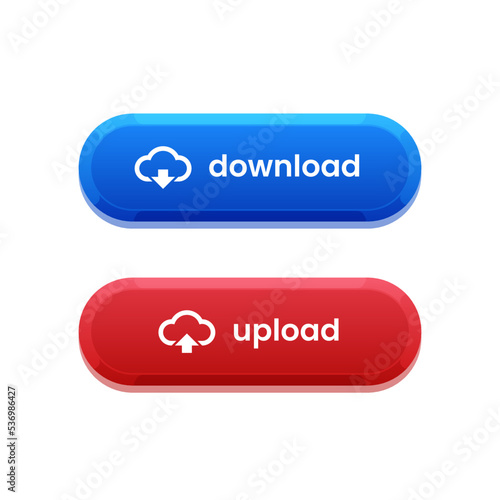 Download and upload buttons